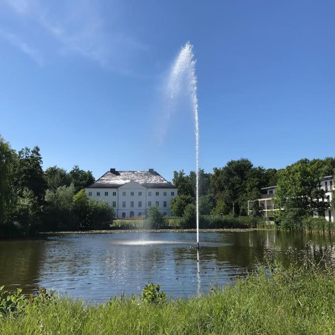 Reetdachhaus Seasons Mit Kamin & Sauna Gross Schwansee Exterior foto